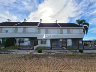 Fachada de uma casa residencial em Lajeado, Brasil.