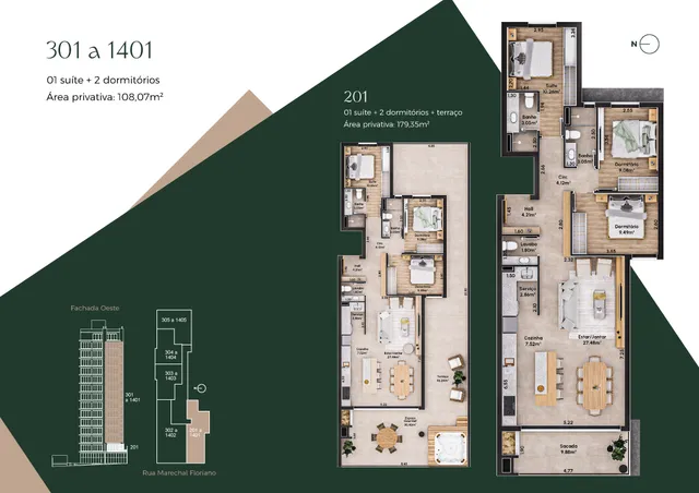 Apartamento com 3 dormitórios, foto 2