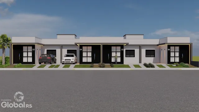 Casa geminada com 2 dormitórios