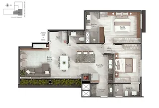 Apartamento com 2 dormitórios, foto 4