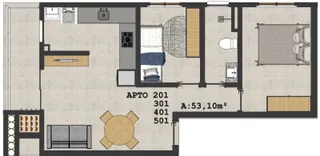 Apartamento com 2 dormitórios, foto 7