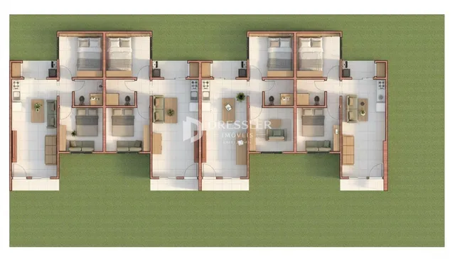 Casa geminada com 2 dormitórios, foto 4