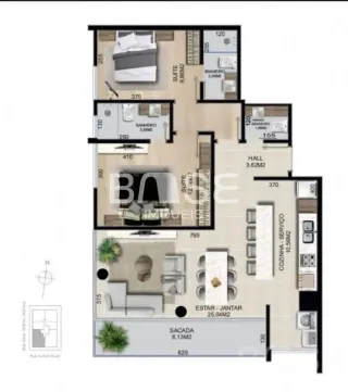 Apartamento com 2 dormitórios, foto 6