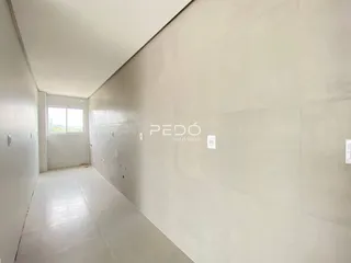 Corredor interno de um imóvel em Lajeado, Brasil.