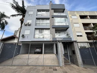 Fachada de um prédio residencial em Lajeado, Brasil.