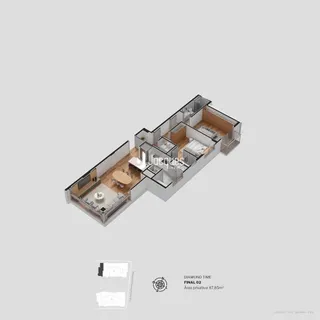 Planta baixa de uma residência em Lajeado.