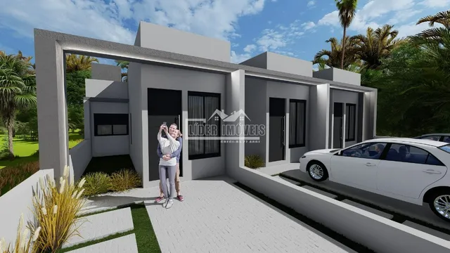Casa geminada com 2 dormitórios