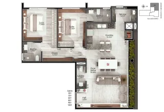 Apartamento com 2 dormitórios, foto 20