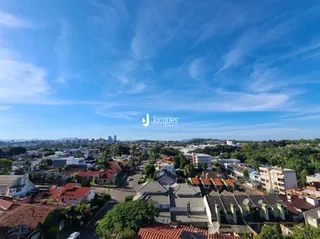 Vista aérea de um bairro residencial em Lajeado, Brasil.