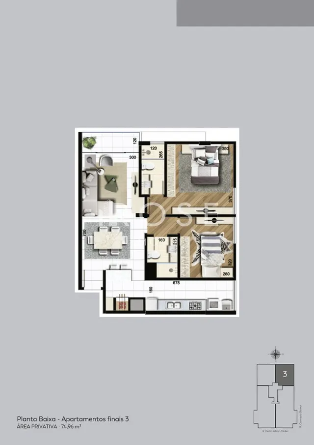 Apartamento com 2 dormitórios, foto 2