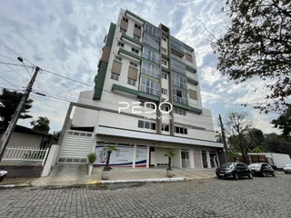 Fachada de um prédio residencial em Lajeado, Brasil.
