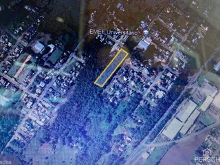 Vista aérea mostrando a localização de um imóvel em Lajeado, Brasil.