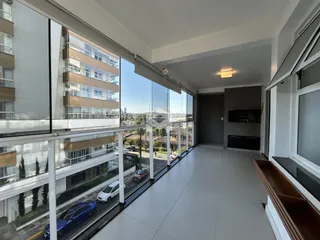 Vista da varanda de um apartamento em Lajeado, Brasil.