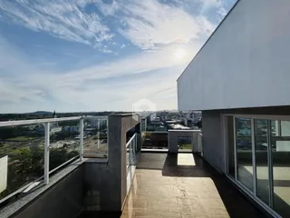Vista da varanda de um imóvel em Lajeado, Brasil.