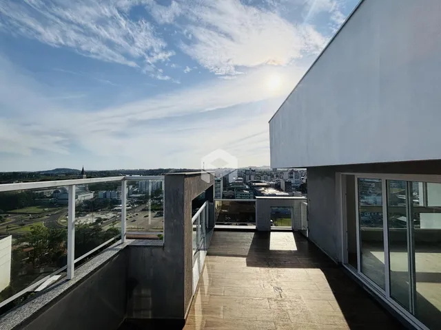 Vista da varanda de um imóvel em Lajeado, Brasil.