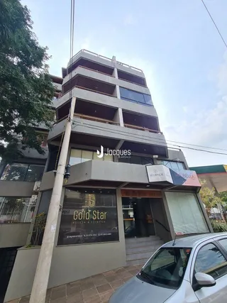 Fachada de um prédio residencial em Lajeado, Brasil.