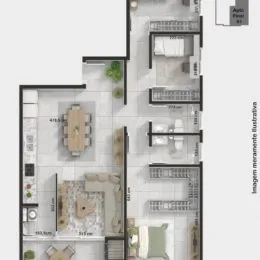 Apartamento com 3 dormitórios, foto 29