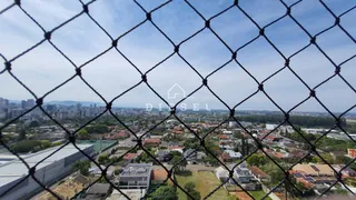 Vista aérea de uma área residencial em Lajeado, Brasil.