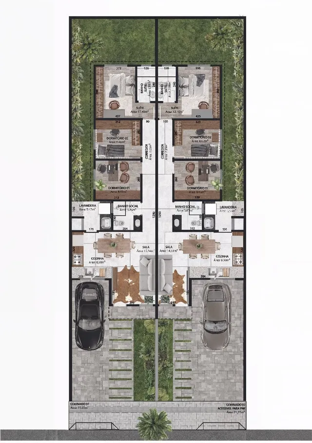Casa geminada com 3 dormitórios, foto 5