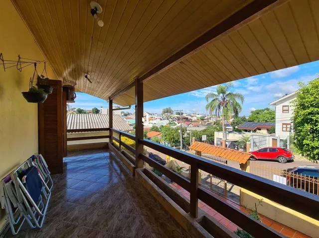 Vista da varanda de uma propriedade em Lajeado, Brasil.