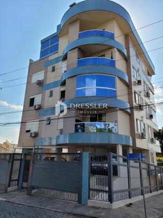 Fachada de um prédio residencial em Lajeado, Brasil.