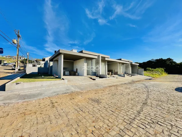 Vista externa de uma construção residencial em Lajeado, Brasil.