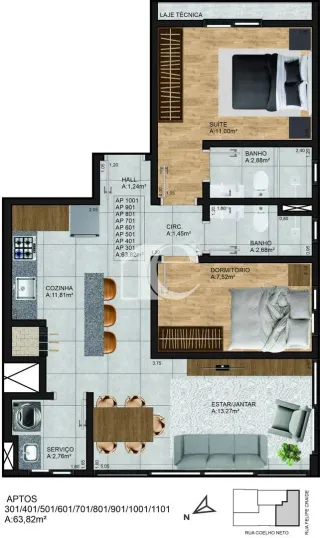 Apartamento com 2 dormitórios, foto 11