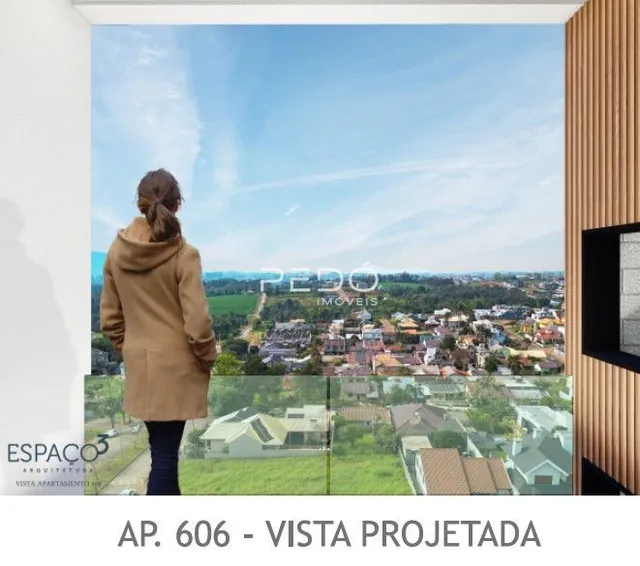 Vista projetada de uma área residencial em Lajeado.