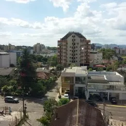 Vista externa de um complexo residencial em Lajeado, Brasil.