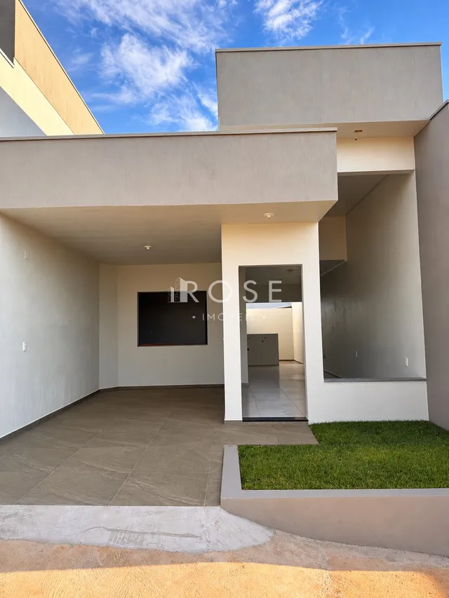 Fachada moderna de uma residência em Lajeado, Brasil.