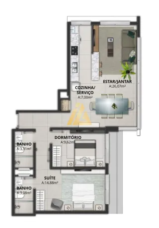 Apartamento com 3 dormitórios, foto 16