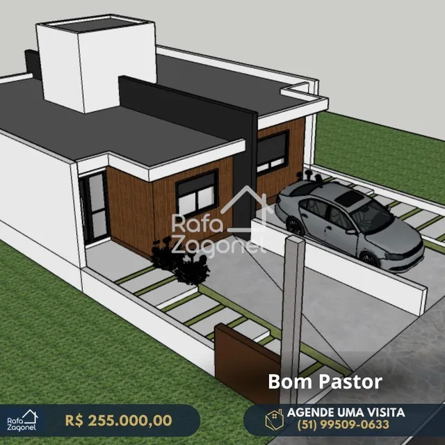 Casa geminada com 2 dormitórios
