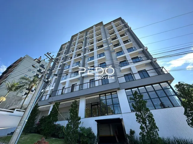 Fachada de um prédio residencial em Lajeado, Brasil.
