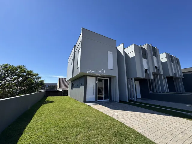 Fachada moderna de um edifício residencial em Lajeado.