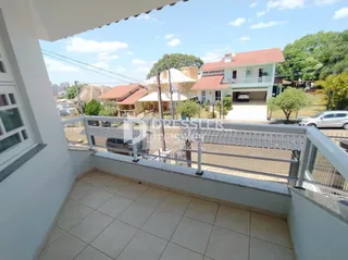Vista da varanda de uma residência em Lajeado, Brasil.