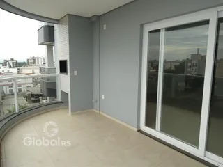 Vista da varanda de um imóvel em Lajeado.