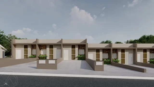Casa geminada com 2 dormitórios