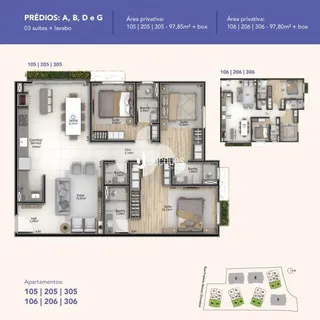 Apartamento com 3 dormitórios, foto 21