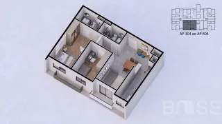 Apartamento com 2 dormitórios, foto 3