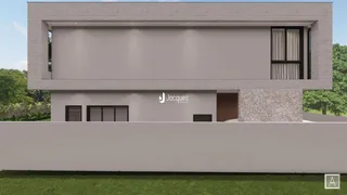 Fachada moderna de uma residência em Lajeado, Brasil.