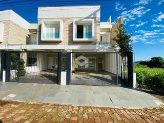 Fachada de uma residência em Lajeado, Brasil.
