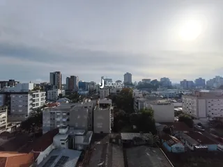Vista aérea de um bairro residencial em Lajeado, Brasil.