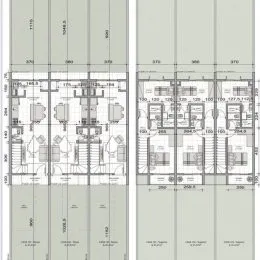 Planta baixa mostrando a distribuição dos cômodos de uma residência.