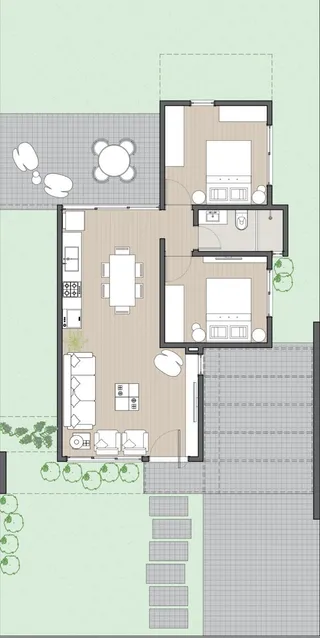 Casa com 2 dormitórios, foto 3