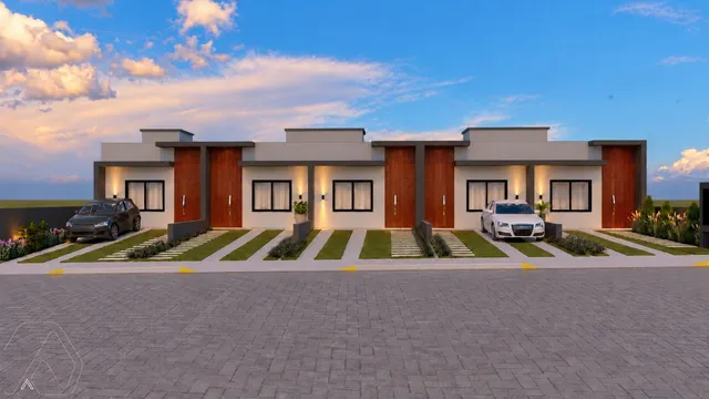 Casa geminada com 2 dormitórios