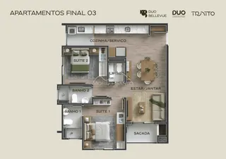 Apartamento com 1 dormitório, foto 21