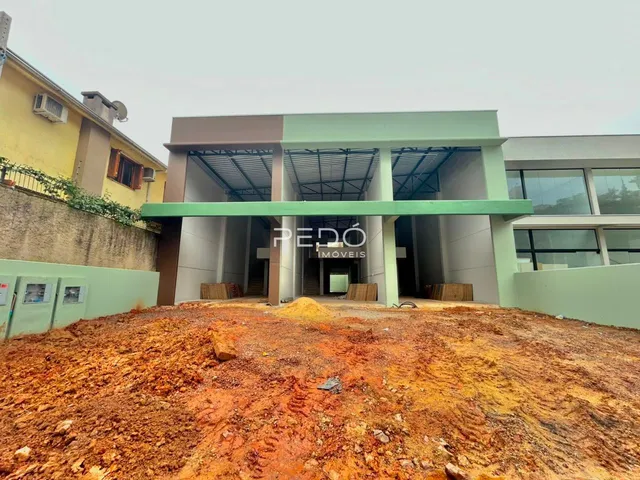 Vista da fachada de uma propriedade em construção em Lajeado, Brasil.