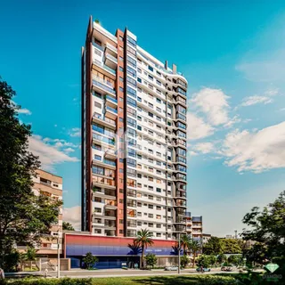 Fachada de um prédio residencial em Lajeado, Brasil.