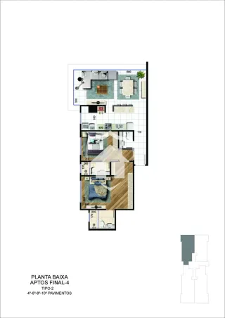 Apartamento com 2 dormitórios, foto 14