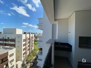 Fachada de um prédio residencial em Lajeado, Brasil.
